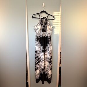 Maxi Dress with Halter Neckline